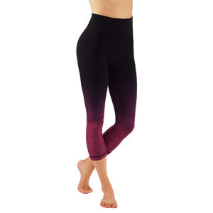 Women`s Yoga Capri Ombre Leggings